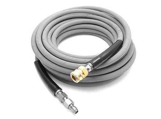 KobraJet 100' 4,000 PSI Non-Marking Grey Hose with QC