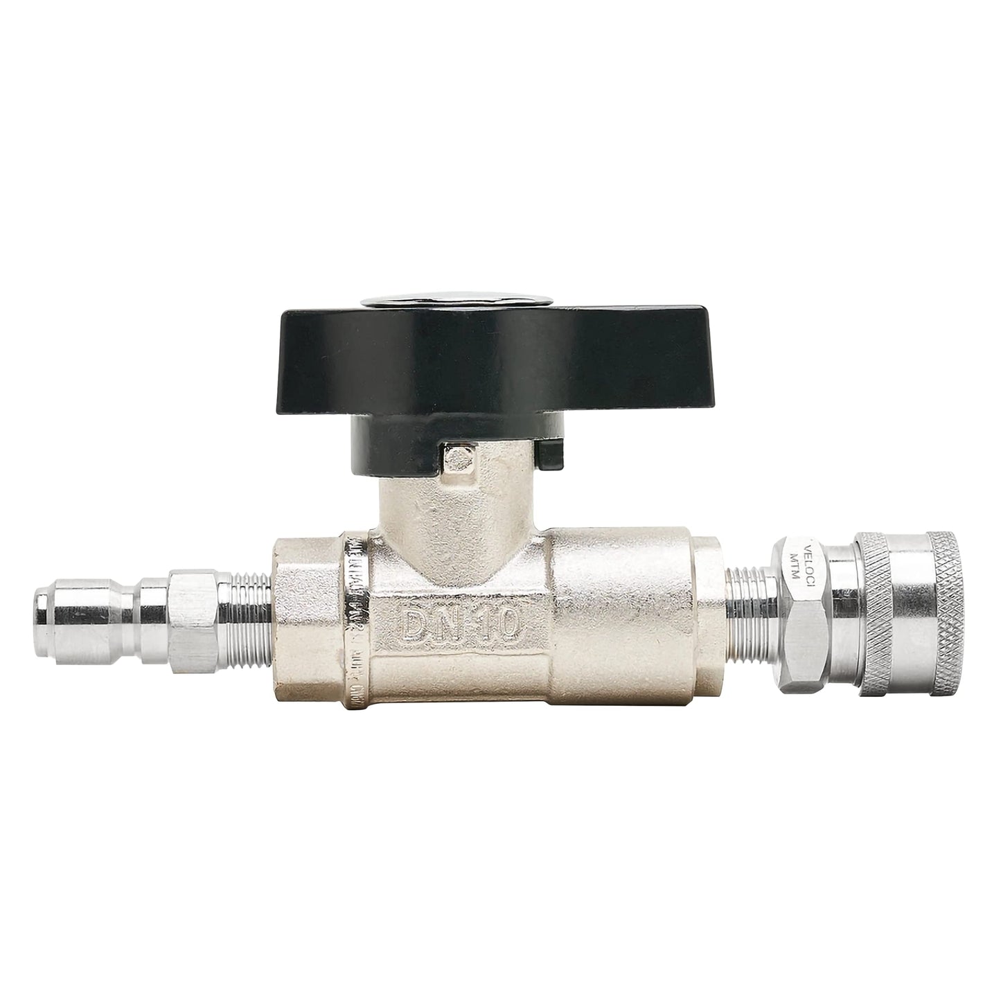 Ball Valve Brass 3/8 with QC Coupler/Plug